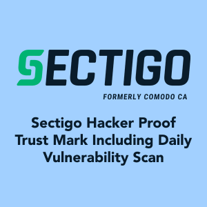 Sectigo HackerProof Trust Mark Including Daily Vulnerability Scan